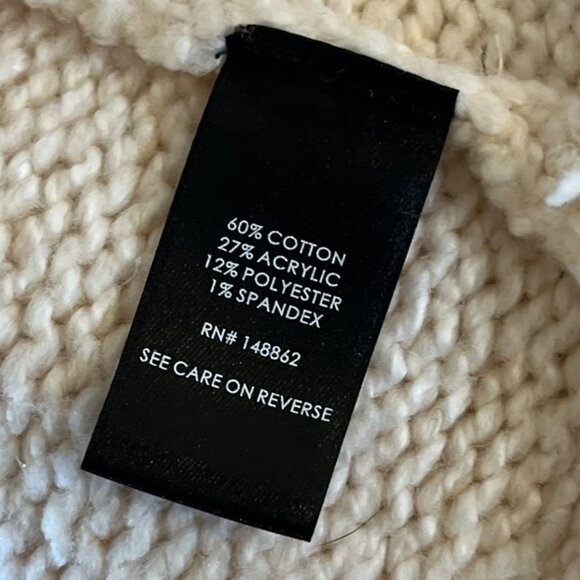 Torrid Woman's Plus-Size Ivory Chunky Knit Cocoon Open-front Cardigan Sz 26 - Picture 6 of 12